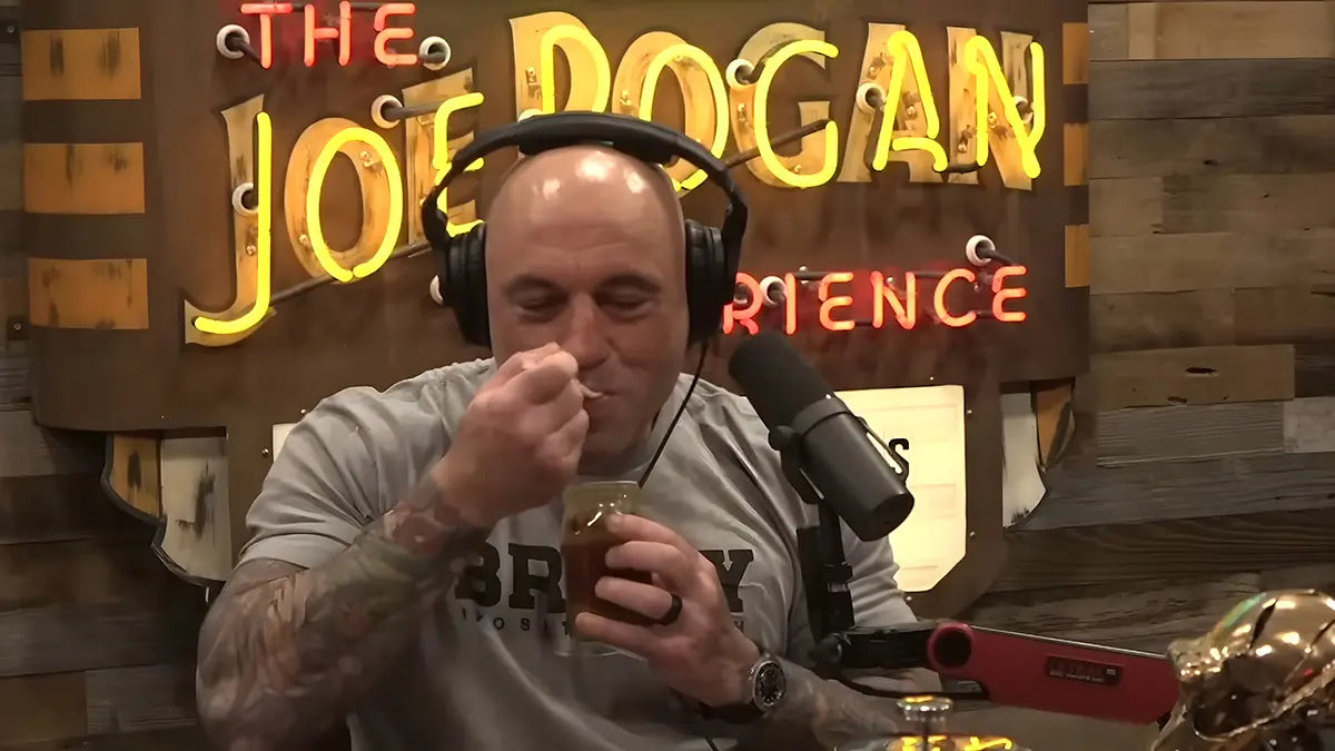 Joe Regan trying Mad Honey - Medicinal Mad Honey
