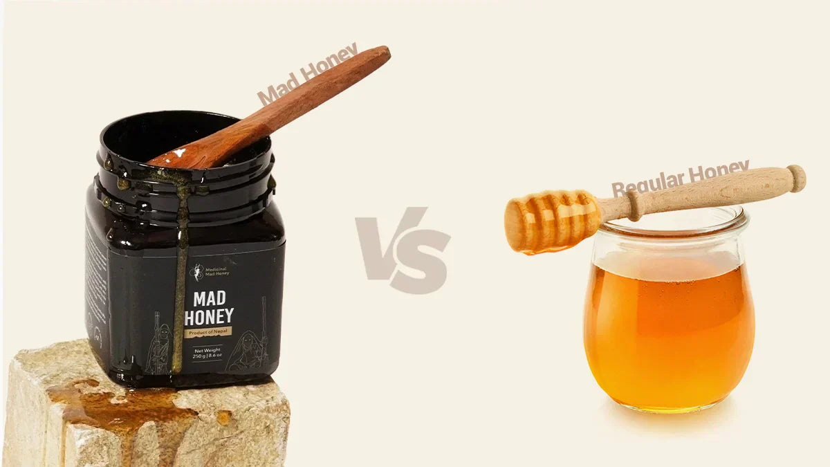 Regular Honey vs Mad Honey