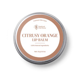 Citrusy orange lip balm
