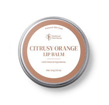 Citrusy orange lip balm