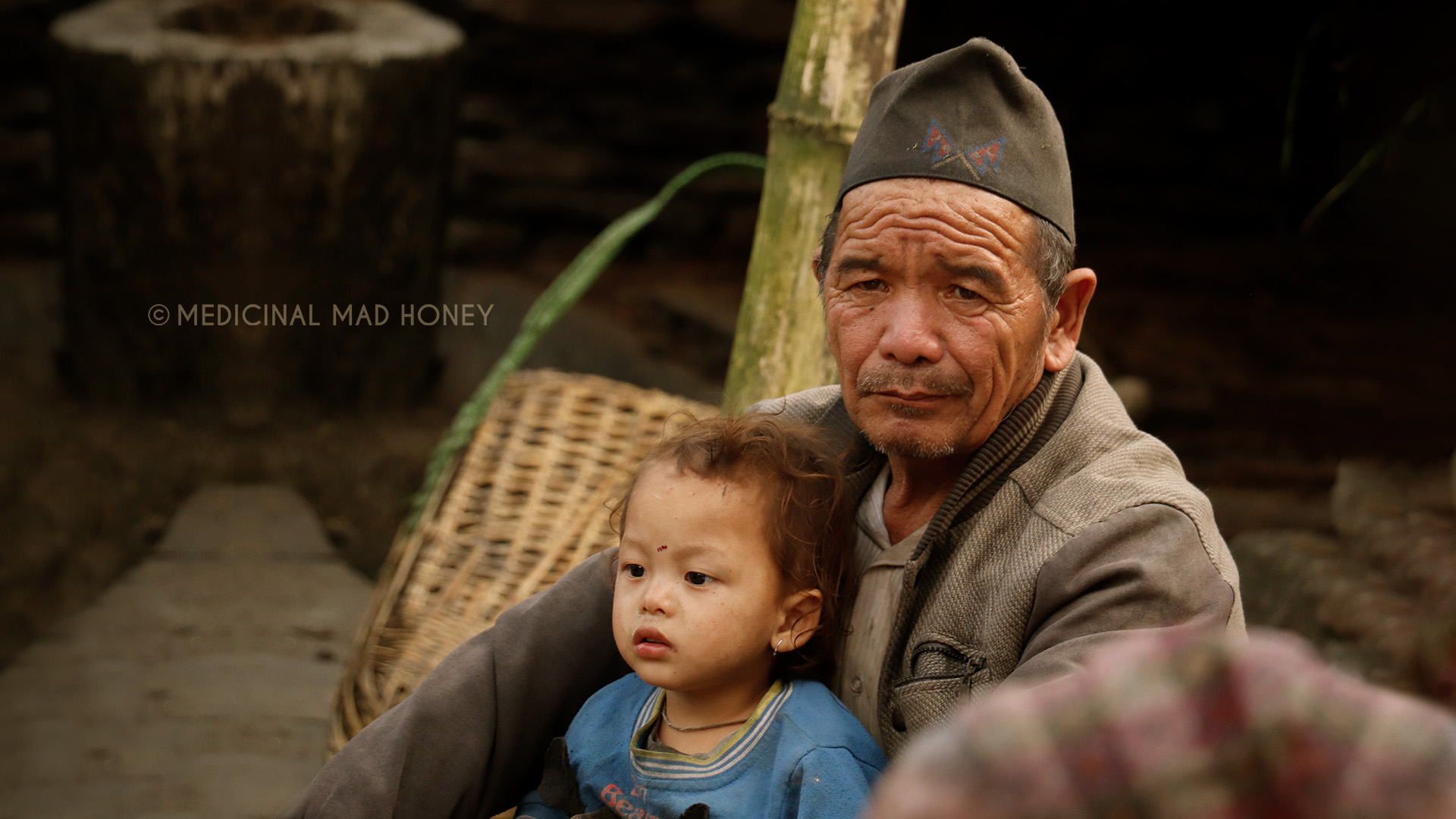 Gurung verrückte Honigjäger aus Nepal